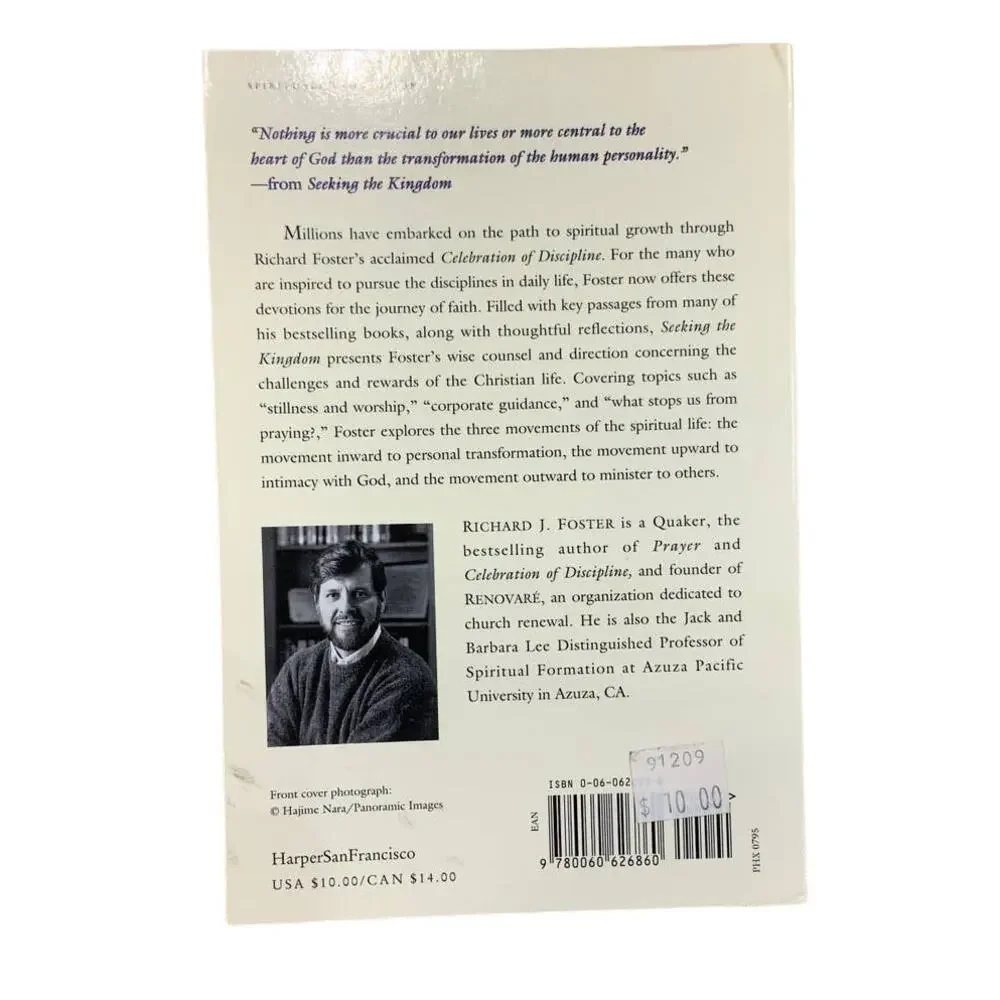 Vintage 1995 Seeking the Kingdom Devotions for the Daily Journal of Faith Book - Picture 2 of 2